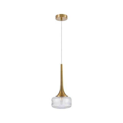 Светильник подвесной Malinconia 4051-1P Favourite прозрачный 1 лампа, основание латунь в стиле современный  фото 7