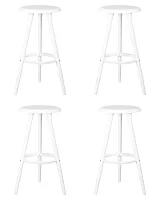 Табурет барный набор 4 шт. SET-4 652PP_WhiteBase-LMZL ROYCE WHITE, белый (W-02) Dobrin, /полимер, ножки/дерево/белый, размеры - *770***470*470 Табурет барный набор 4 шт. SET-4 652PP_WhiteBase-LMZL ROYCE WHITE, белый (W-02) Dobrin, /полимер, ножки/дерево/белый, размеры - *770***470*470