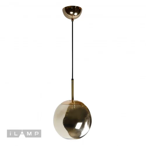 Светильник подвесной Artis A1537/200/F3 GD iLamp золотой 1 лампа, основание золотое в стиле современный  фото 2
