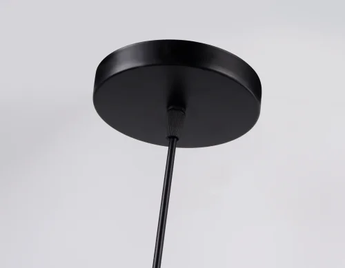 Светильник подвесной TR8439 Ambrella light чёрный 1 лампа, основание чёрное в стиле кантри прованс современный  фото 7