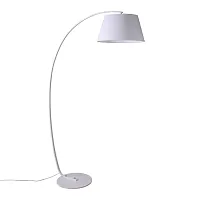 Торшер Filottrano OML-63505-01 Omnilux изогнутый белый 1 лампа, основание белое в стиле классический

