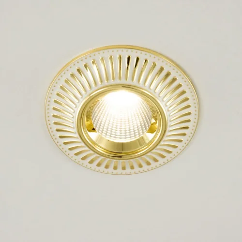Светильник точечный LED Дзета CLD042NW2 Citilux белый 1 лампа, основание белое в стиле классический современный  фото 5