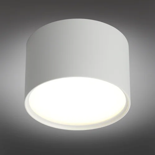 Светильник накладной LED Salentino OML-100909-06 Omnilux белый 1 лампа, основание белое в стиле хай-тек круглый