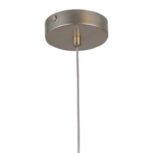 Светильник подвесной Arabesco 2912-1P F-promo серебряный серый 1 лампа, основание матовое серебро в стиле кантри  фото 3