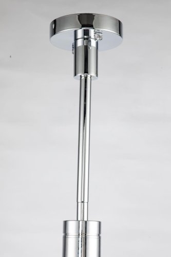 Люстра подвесная Impulse 2971-6P Favourite прозрачная на 6 ламп, основание хром в стиле хай-тек шар фото 2