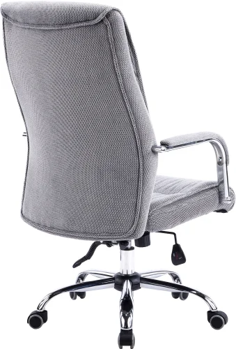 Кресло Бонд ТМ Ткань Серый ЕК-333А Ф Гри Everprof, серый/ткань, ножки//, размеры - 1080*1150***580* фото 7