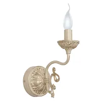 Бра V1115/1A Vitaluce без плафона на 1 лампу, основание бежевое в стиле классический 