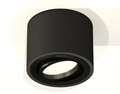 Светильник накладной Techno spot XS7511002 Ambrella light чёрный 1 лампа, основание чёрное в стиле хай-тек современный круглый фото 2