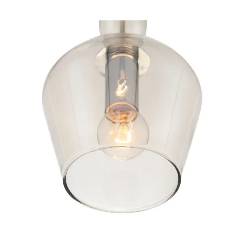 Светильник подвесной Biorno SL364.103.01 ST-Luce прозрачный янтарный 1 лампа, основание хром в стиле современный  фото 2