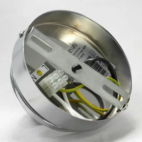 Светильник потолочный Hockessin GRLSP-9539 Lussole серый 1 лампа, основание хром в стиле современный  фото 7