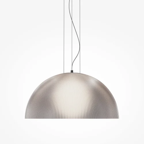 Светильник подвесной LED MOD472PL-L33B3K Batten Maytoni серый на 1 лампу, основание чёрное в стиле современный хай-тек фото 2