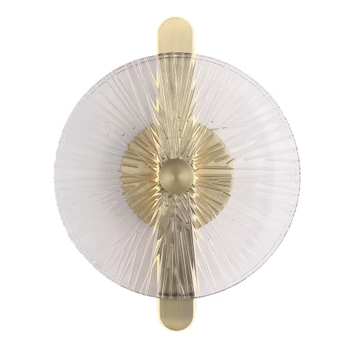 Бра LED Wasi SL6141.301.01 ST-Luce прозрачный на 1 лампу, основание бронзовое в стиле современный 