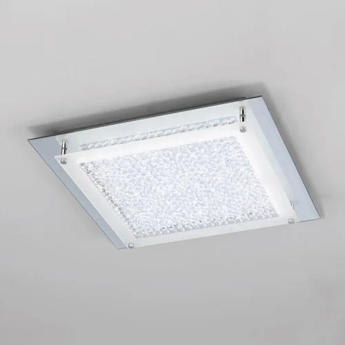 Люстра потолочная LED CRYSTAL 4582 Mantra прозрачная на 1 лампа, основание хром в стиле современный  фото 3