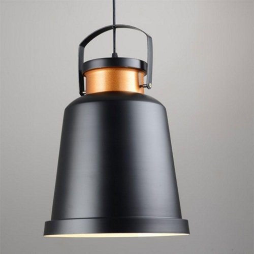 Светильник подвесной Done V1450-1P Moderli чёрный 1 лампа, основание чёрное в стиле лофт  фото 3