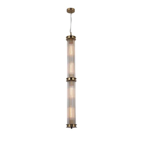 Светильник подвесной Trompa 4092-4P Favourite прозрачный 4 лампы, основание латунь в стиле современный  фото 2