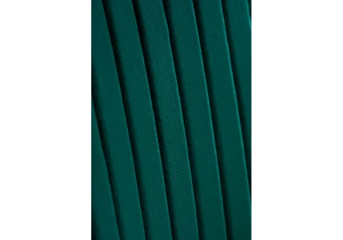 Стул на металлокаркасе Kora green / black 15096 Woodville, зелёный/велюр, ножки/металл/чёрный, размеры - ****470*570 фото 8