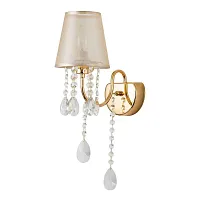 Бра Cutie 2868-1W Favourite янтарный 1 лампа, основание золотое в стиле классический 