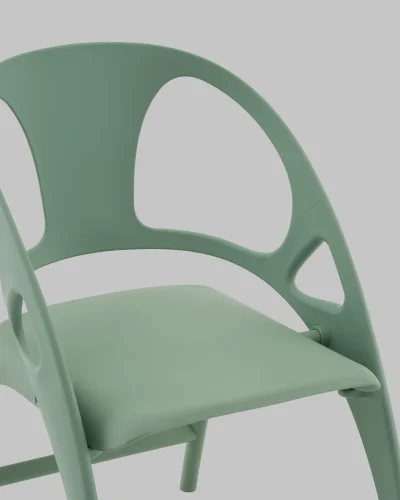 Стул складной Liara, пластик нежно-зеленый УТ000040561 Stool Group, зелёный/пластик, ножки/пластик/зелёный, размеры - ***** фото 7