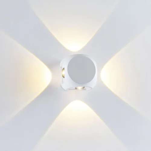Бра LED Miko 4221/8WL Odeon Light белый на 1 лампа, основание белое в стиле современный хай-тек  фото 3