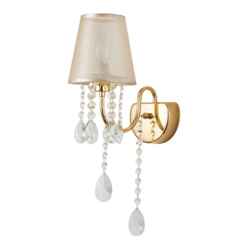 Бра Cutie 2868-1W Favourite янтарный на 1 лампа, основание золотое в стиле классический 