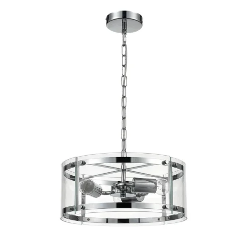 Светильник подвесной Tivoli VL5073P03 Vele Luce прозрачный на 3 лампы, основание хром в стиле современный 