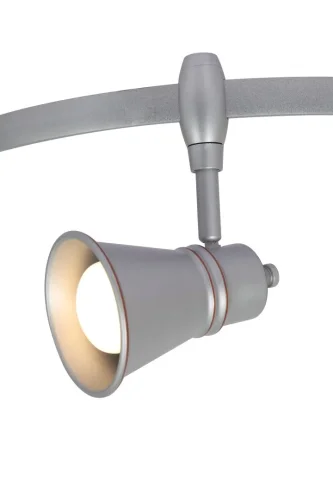 Трековый светильник A3057PL-1SI Arte Lamp серебряный для шинопроводов серии Rails Heads серебряный