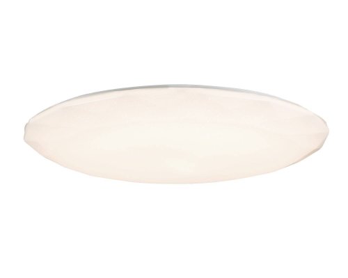 Люстра с пультом LED IceCrystal OML-47217-80 Omnilux белая на 1 лампа, основание белое в стиле хай-тек с пультом