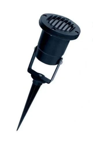 Ландшафтный светильник Relief 1833-1T Favourite уличный IP65 чёрный 1 лампа, плафон чёрный в стиле 10096 GU10