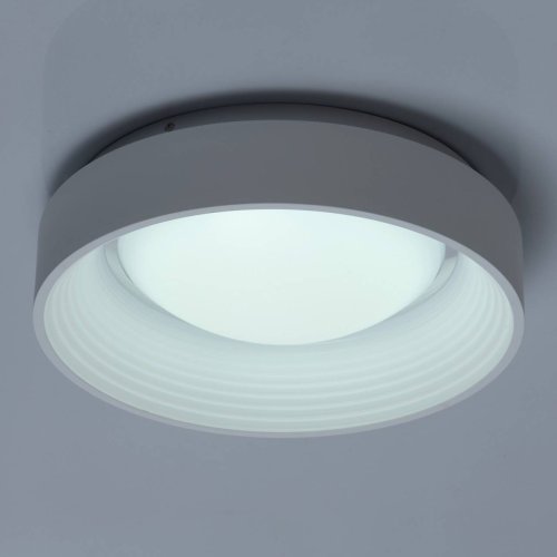 Люстра потолочная LED с пультом Ривз 674016601 DeMarkt белая на 1 лампа, основание белое в стиле хай-тек с пультом фото 3