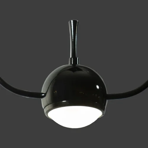 Светильник подвесной LED Nuance 8140-B LOFT IT чёрный 1 лампа, основание чёрное в стиле лофт минимализм  фото 6