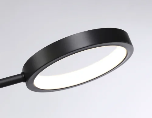Светильник потолочный LED с пультом FL66223 Ambrella light чёрный 1 лампа, основание чёрное в стиле современный хай-тек с пультом фото 8