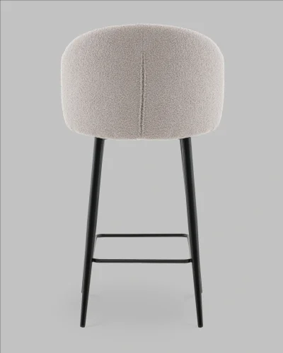 Стул полубарный Ханнингем букле светло-серый УТ000041700 Stool Group, /, ножки//, размеры - ***** фото 8