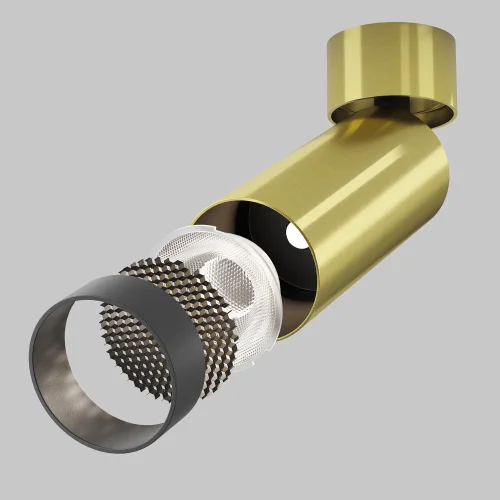 Светильник накладной Focus LED C055CL-L12W4K-W-BS Maytoni латунь на 1 лампу, основание латунь в стиле современный фото 9