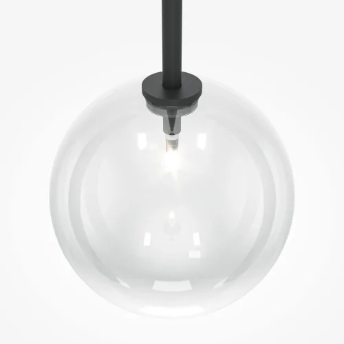 Светильник подвесной Mood MOD172PL-01B Maytoni прозрачный 1 лампа, основание чёрное в стиле современный  фото 5
