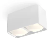 Светильник накладной Techno Spot XS XS7850022 Ambrella light белый 2 лампы, основание белое в стиле хай-тек современный прямоугольный
