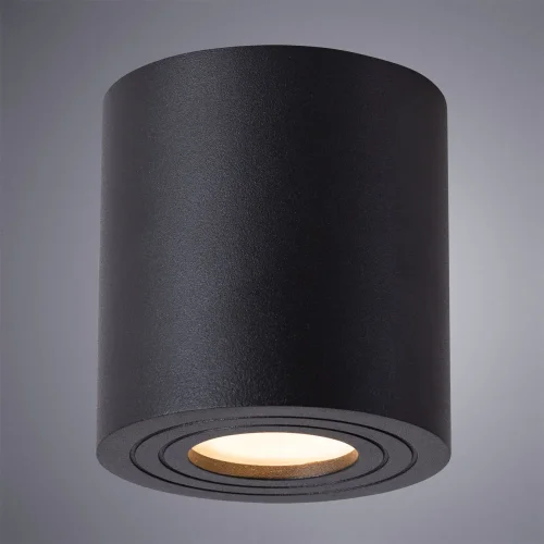 Светильник накладной Galopin A1460PL-1BK Arte Lamp чёрный 1 лампа, основание чёрное в стиле современный круглый фото 2