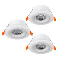 Светильник точечный LED Calonge 900913 Eglo белый 3 лампы, основание белое в стиле современный круглый