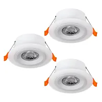 Светильник точечный LED Calonge 900913 Eglo белый на 3 лампы, основание белое в стиле современный круглый