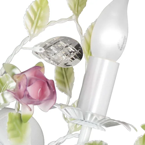 Бра V1276/1A Vitaluce без плафона на 1 лампу, основание белое в стиле флористика фото 2 Бра V1276/1A Vitaluce без плафона на 1 лампу, основание белое в стиле флористика фото 2