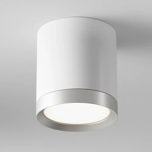 Светильник накладной Hoop C086CM-GX53-MRD-WS Maytoni белый 1 лампа, основание белое в стиле современный круглый фото 3