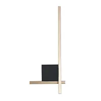 Бра LED Decade A2127AP-8BK Arte Lamp латунь на 1 лампу, основание чёрное в стиле современный 