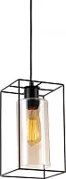 Светильник подвесной лофт Robyn TL1176H-01BK Toplight коричневый 1 лампа, основание чёрное в стиле лофт 