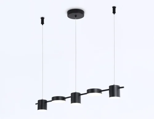 Светильник подвесной LED FL51681 Ambrella light чёрный 1 лампа, основание чёрное в стиле современный хай-тек  фото 2