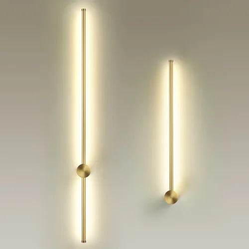 Бра LED Fillini 4335/12WG Odeon Light золотой на 1 лампа, основание золотое в стиле минимализм хай-тек отражённый свет фото 6