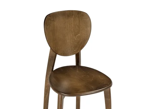 Деревянный стул Окава орех 543599 Woodville, орех/, ножки/массив бука/орех, размеры - ****440*500 фото 5