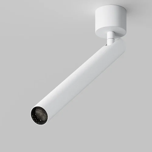 Светильник накладной LED Focus T C141CL-L300-6W4K-W Maytoni белый на 1 лампу, основание белое в стиле современный хай-тек трубочки фото 13