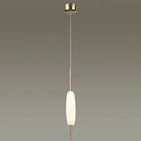 Светильник подвесной LED Spindle 4792/12L Odeon Light белый 1 лампа, основание бронзовое в стиле современный трубочки