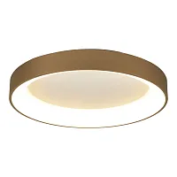 Светильник потолочный LED Niseko 8026 Mantra белый 1 лампа, основание золотое в стиле модерн 