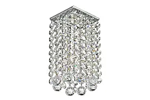 Светильник точечный Tayo GU10.5.14.8x8.108 N Dio D'Arte прозрачный на 1 лампу, основание серебряное в стиле классический 