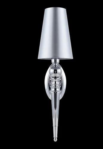 Бра PER AP1 CHROME/SILVER Crystal Lux серебряный на 1 лампа, основание серебряное в стиле классический  фото 4
